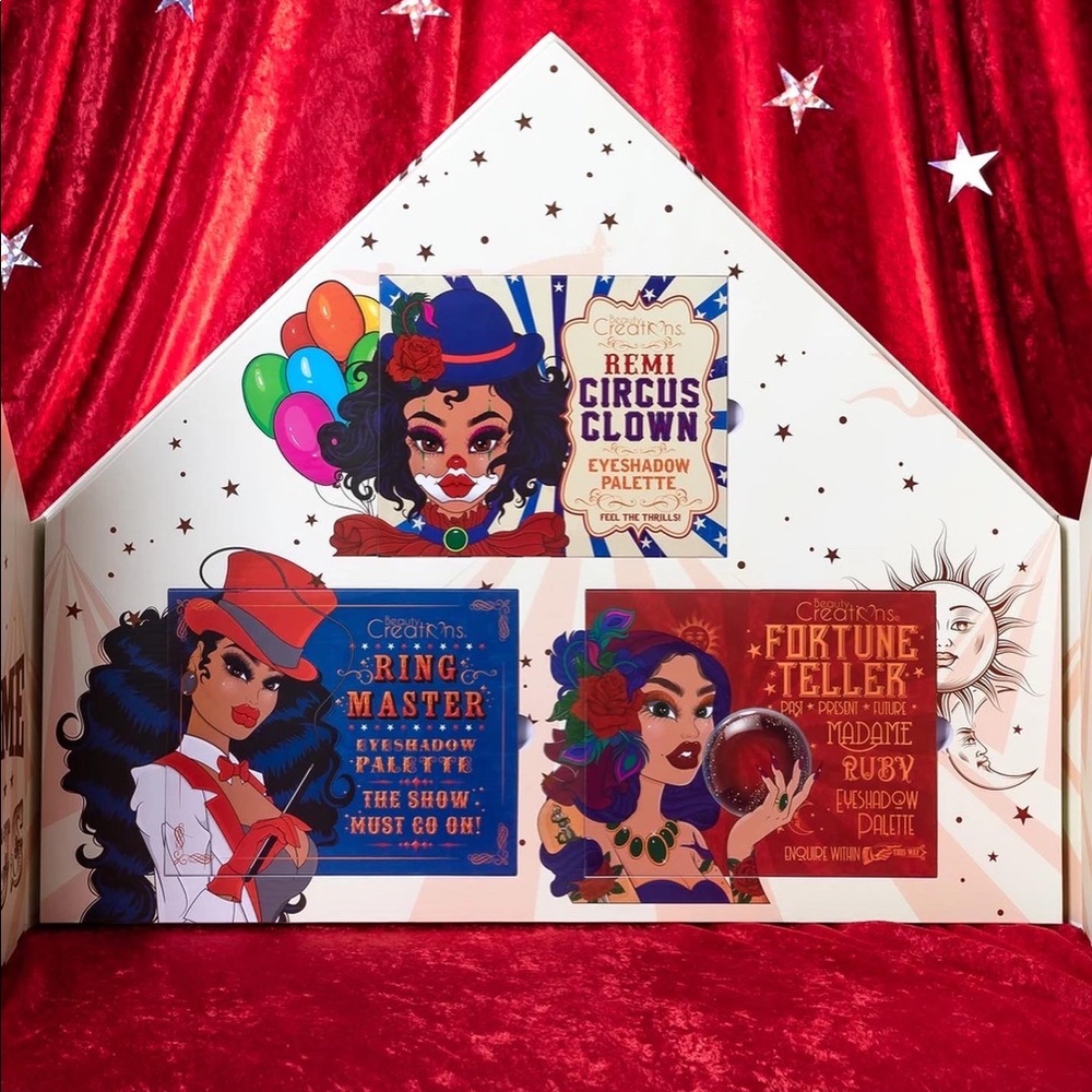 Circus PR eyeshadow palettes collection